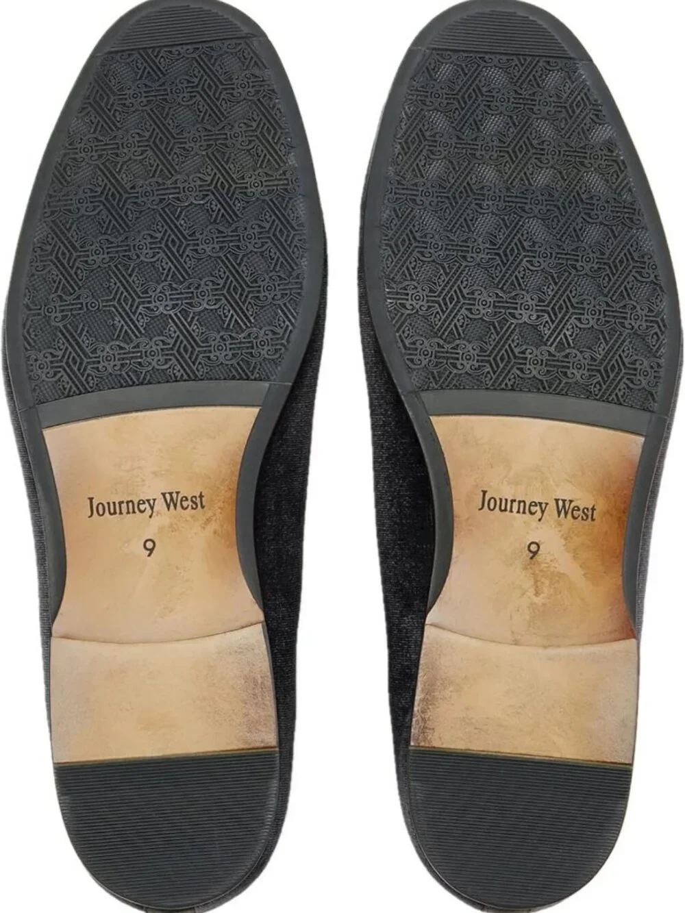 Stylish Men's Velvet Slip-On Loafers with Embroidery | Tuxedo Dress Shoes